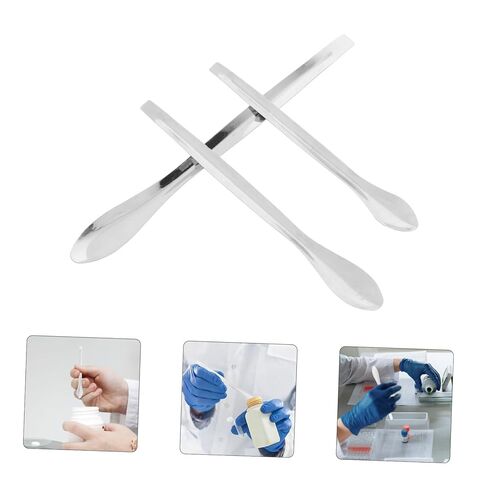 LIFKOME 12Pcs Stainless Steel Lab Scoop Reagent Sampling for Mixing Measuring for Laboratory Use Handling in Saudi Arabia