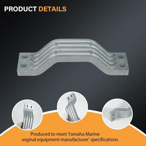 6G5-45251-01 Zinc Boat Outboard Anode Replacement for Yamaha Outboard 115-300HP Engine in Kuwait