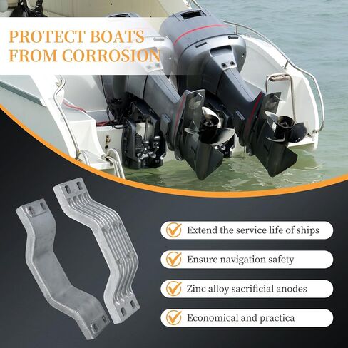 6G5-45251-01 Zinc Boat Outboard Anode Replacement for Yamaha Outboard 115-300HP Engine in Kuwait