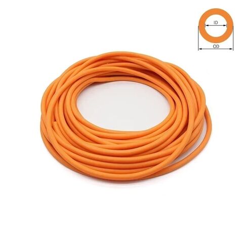 أنابيب مطاطية مجوفة، أنابيب مطاطية دائرية عالية المرونة باللون الأحمر/الأخضر/الأسود، طول أنبوب ناعم من اللاتكس الطبيعي 1/3 متر 1 قطعة (أخضر، 3.0 م * 1.7 مم * 4.5 مم) in Kuwait