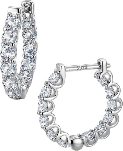 أقراط Bumblebee Hoop للنساء والرجال ، الذهب 14k مطلي بـ 5A Zirconia Zirconia-Hypoallergenic Silver Silver Post مقاوم ، خفيفة الوزن ، هدية لعيد الميلاد ، عيد الميلاد in Saudi Arabia