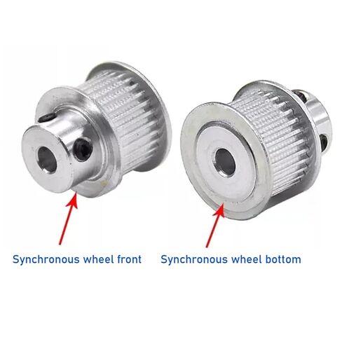 S2M 38/40Teeth Timing Pulley Bore 5-14mm BF Type Belt Width 6/10mm 1Pcs(7mm,40 Teeth,7mm) in Kuwait