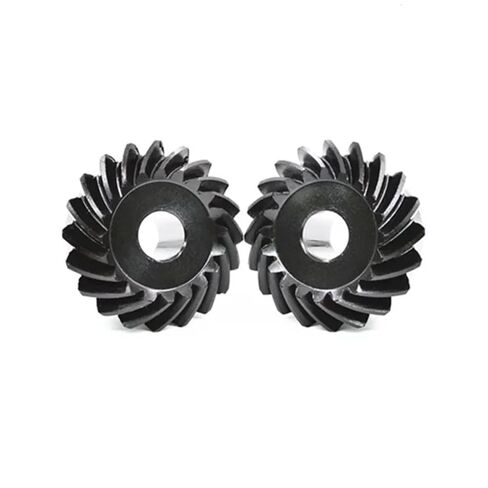 2pcs 45# Steel 2M 25T Spiral Bevel Gear 1:1 90 Degrees Differential Gears in Kuwait