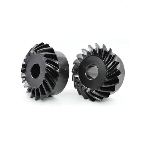 2pcs 45# Steel 2M 25T Spiral Bevel Gear 1:1 90 Degrees Differential Gears in Kuwait