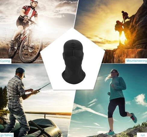 Balaclava with Filter Face Mask Bandana Hood Headwear Unisex Tactical Training Cycling Ski Hunting in Saudi Arabia
