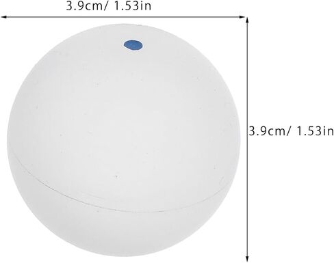 Totority Rubber Squash Training Balls 2pcs Single Dot Indoor Bounce Sports Ball for Beginner Hand-Eye Coordination and Reaction Training in Saudi Arabia