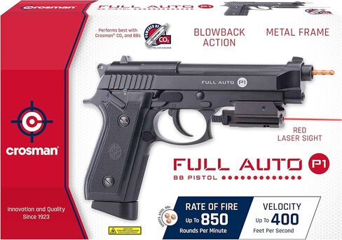 Crosman CFAMP1L Full Auto P1 CO2-Powered BB Air Pistol With Laser Sight (Class II <1 mW) in Kuwait