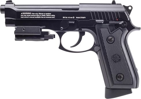 Crosman CFAMP1L Full Auto P1 CO2-Powered BB Air Pistol With Laser Sight (Class II <1 mW) in Kuwait