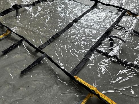 غطاء كابينة الرافعة الشوكية الصناعية، غلاف PVC عالي التحمل، مقاوم للماء والخدش والأشعة فوق البنفسجية، يناسب الرافعات الشوكية التي يصل وزنها إلى 13000 رطل، تركيب علوي سريع in Kuwait