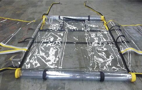 غطاء كابينة الرافعة الشوكية الصناعية، غلاف PVC عالي التحمل، مقاوم للماء والخدش والأشعة فوق البنفسجية، يناسب الرافعات الشوكية التي يصل وزنها إلى 13000 رطل، تركيب علوي سريع in Kuwait