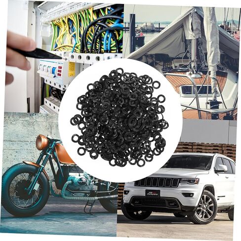 DOITOOL 500pcs Compression Type Wave Washers Spring Steel Washers Elastic Repair for Automotive Home and Shop Use in Saudi Arabia