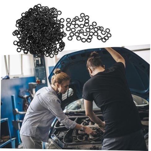 DOITOOL 500pcs Compression Type Wave Washers Spring Steel Washers Elastic Repair for Automotive Home and Shop Use in Saudi Arabia
