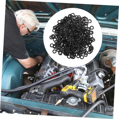 500pcs Wave Washer Spring Steel Compression Type Elastic Wave Washers for Electrical Automotive Applications Spring Gasket in Saudi Arabia