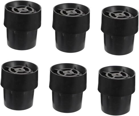 POPETPOP 6Pcs Non Skid Trampoline Pole Covers Noise Reduction Pads for Leg Protection Black Chair Feet Protectors and Gentle Material for Home Use and in Saudi Arabia