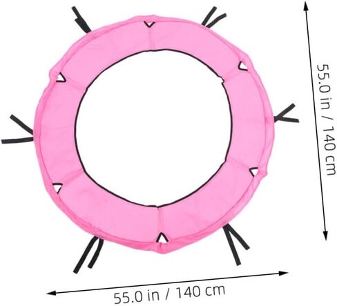 TOYANDONA Trampoline Safety Pad Replacement Oxford Cloth Cover for Durable Cushioned Edge Easy to Install for Round Frame Trampolines in Saudi Arabia