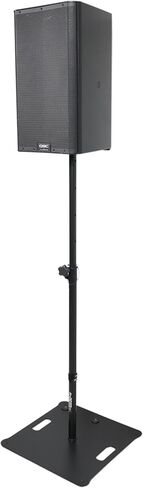 Prox X-Polaris BL Polaris Portable Speaker and Lighting Dual Stand Kit with Base Plate, Adjustable Pole, and Carry Bags - Black Finish in Saudi Arabia