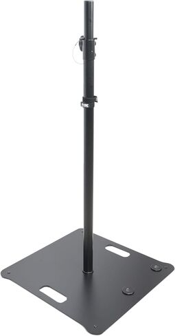 Prox X-Polaris BL Polaris Portable Speaker and Lighting Dual Stand Kit with Base Plate, Adjustable Pole, and Carry Bags - Black Finish in Saudi Arabia