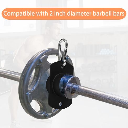 T-Bar Row Platform Landmine Eyelet Attachment for 2 inch Olympic Bar, Landmine Row Handle for Barbell Attachment,Bent Over Row Exercise Pull Down Back Shoulder Muscles Exercise in Kuwait