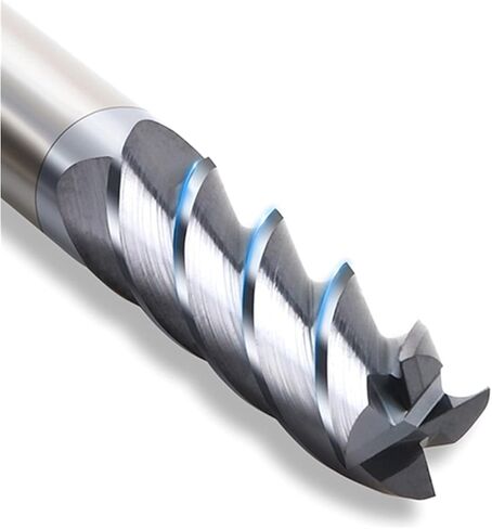 نهاية مطحنة القاطع CNC بت شقة 1 2 4 5 6 8 10 12mm 4 المزامير طحن الفولاذ المقاوم للصدأ كربيد (D3XD4X50) in Kuwait