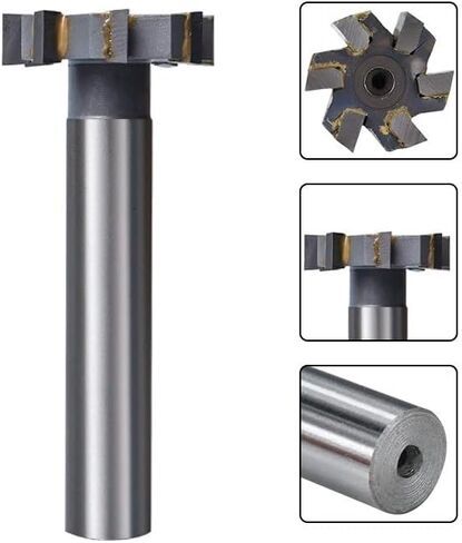 1 قطعة T فتحة قاطعة المطحنة 12-25 مللي متر كربيد نهاية المطاحن مستقيم عرقوب المعادن CNC راوتر بت أداة (12x4Hx10Dx80L) in Kuwait