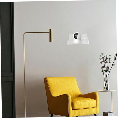 jojofuny 1set Wall Mount Floating Camera Shelf No Drill Security Camera Holder for Indoor Use for Living Room and Bedrooms in Saudi Arabia