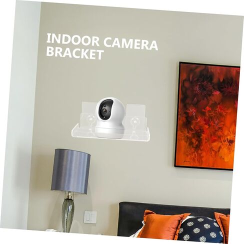 jojofuny 1set Wall Mount Floating Camera Shelf No Drill Security Camera Holder for Indoor Use for Living Room and Bedrooms in Saudi Arabia