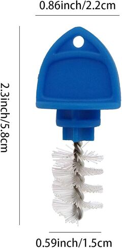 Beer Plugs Tap Brush,30 Pack Beer Faucet Tap Cleaning Plug Brush For Draft Beer Faucet Cap (Blue) in Kuwait