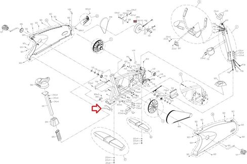 Insert Nail 1/8' x 005499-00 Work with Matrix Fitness Stationary Bike in Saudi Arabia