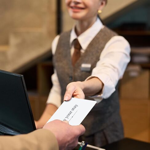 500 حزمة 13.56 ميجا هرتز بطاقة مفتاح RFID للفندق، بطاقة مفتاح RFID فارغة بدون لمس، بطاقة مفاتيح ذكية للفندق قابلة للطباعة لأنظمة أبواب الفنادق in Kuwait