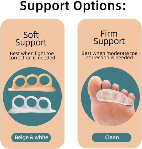 4-Pack Silicone Foot Inserts, Soft & Reusable, Shoe-Friendly for Daily Wear, Suitable for Women & Men, 2 White & 2 Skin in Saudi Arabia