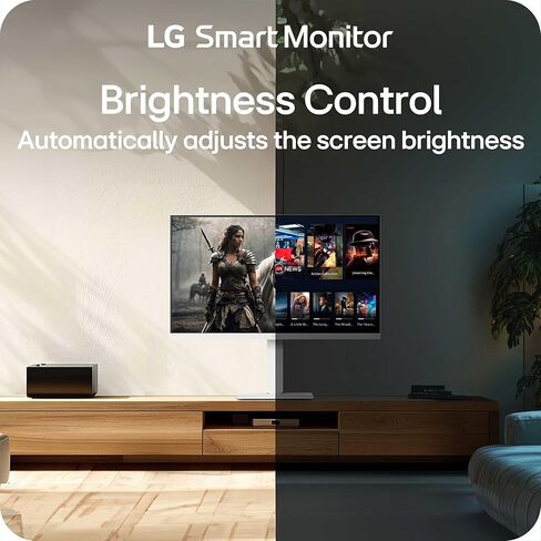 LG 27U730SA-W 27 بوصة SMART 4K UHD (3840 × 2160) شاشة الكمبيوتر IPS ، HDR10 ، مكبر صوت مدمج ، مشاركة الشاشة ، Bluetooth ، التحكم عن بُعد ، HDMI ، USB Type-C PD 65W ، الميل/الارتفاع/الدوار/الحامل ، الأبيض in Kuwait