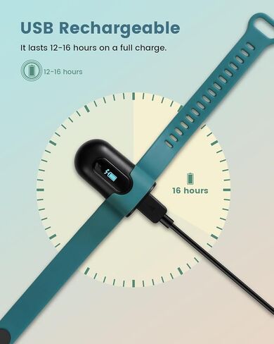 جهاز مراقبة الأكسجين في الدم من Vibeat OxyU - تتبع مستمر للأكسجين ومعدل ضربات القلب مع مستشعر الإصبع، ومقياس تأكسج نبض بلوتوث مع إشعار في الوقت الحقيقي، تطبيق مجاني وتقرير للكمبيوتر الشخصي in Kuwait