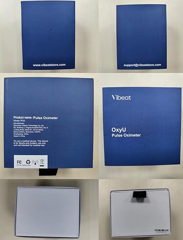 جهاز مراقبة الأكسجين في الدم من Vibeat OxyU - تتبع مستمر للأكسجين ومعدل ضربات القلب مع مستشعر الإصبع، ومقياس تأكسج نبض بلوتوث مع إشعار في الوقت الحقيقي، تطبيق مجاني وتقرير للكمبيوتر الشخصي in Kuwait