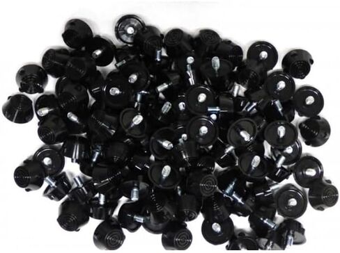 Carta Sport FRSS Football Rubber Studs Short (Bag of 100) Carta 10MM Black PCS in POLYBAG, White, One Size in Saudi Arabia