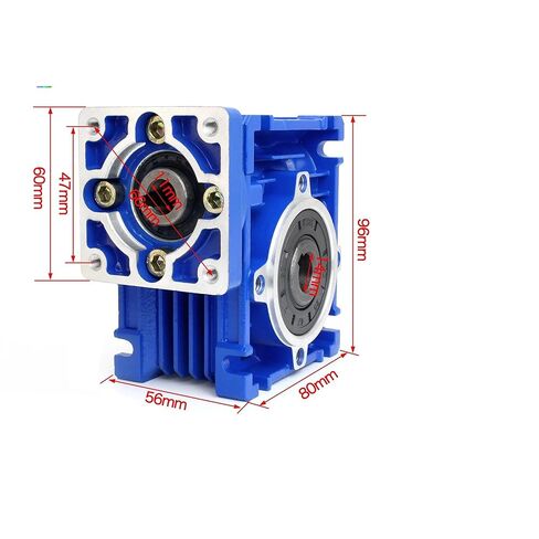 NMRV030 Worm Gear Reducer Speed Ratio 15:1 RV30 NMRV-030 Gearbox for Nema23 Stepper 14mm Shaft(Ratio 20-1) in Kuwait