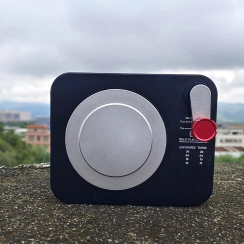 35mm Film Dispenser, Film Roll Separator, with Felt Built-in, Max Spindle Count 30, with Locking Lid and Rewind Handle, for Retro Camera in Kuwait