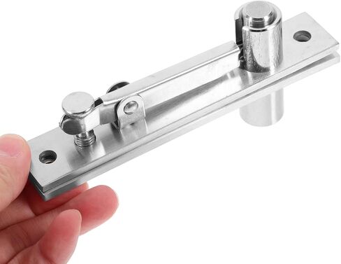 BESTYASH Heavy Duty 1 Pair Stainless Steel Hidden Door Pivot Hinges for Cabinet Doors with Torque Control Suitable for Home and Office Use in Kuwait