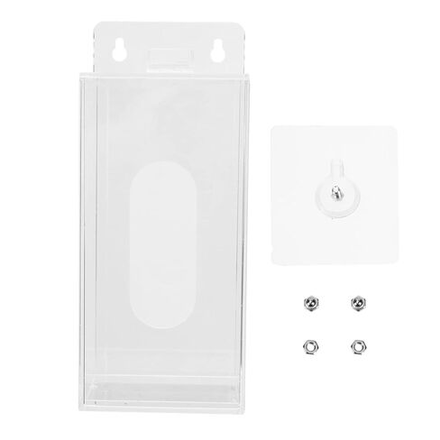 Wall Mounted Glove Dispenser and Mask Holder Acrylic Glove Storage Box Lightweight Wall Mount Organizer for Labs Hospitals Food Service Areas in Saudi Arabia