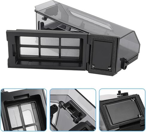 قطعة غيار المكنسة الكهربائية صندوق الغبار. متوافق مع Ecovacs X5 / X5 Pro / X5 Omni / X5 Pro Omni / X5 Pro Plus / X5 Pro Ultra in Kuwait