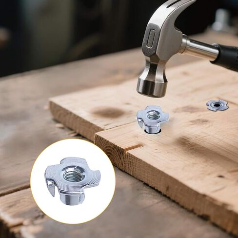 Wulankd 48 Piece T Track Bolts and Knobs Kit, 1/4" x20 T Knob Bolts Kit, Star Knob Kit, T Track Accessories for Woodworking Jigs and Fixtures in Kuwait