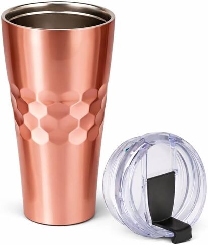 Primula Triple Layer 20 oz Hot or Cold Thermal Drink Tumbler (Pastel Coral) in Kuwait
