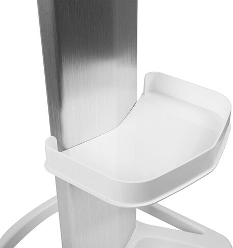 Aluminum Alloy Salon Trolley Cart - Mobile Dental Tool Stand with Swivel Casters for Ultrasonic Cavitation & RF Machines - Assembled Medical Equipment Cart in Saudi Arabia