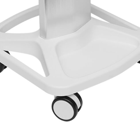 Aluminum Alloy Salon Trolley Cart - Mobile Dental Tool Stand with Swivel Casters for Ultrasonic Cavitation & RF Machines - Assembled Medical Equipment Cart in Saudi Arabia