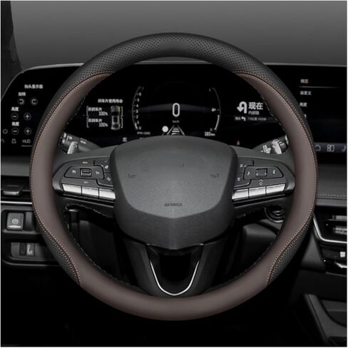 Leather Car Steering Wheel Cover Fit for Cadillac Escalade XT CT Series Fit for Lyriq Non-Slip wear-Resistant Auto Interior Accessories 2025(Style2) in Saudi Arabia