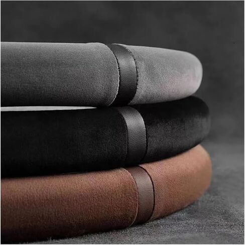 Suede Cover Fit for All Seasons Auto Steering Wheel Cover Ultra-Thin Non-Slip O-Shaped Round Breathable Car Steering Wheel Protector(O Shape Brown) in Saudi Arabia