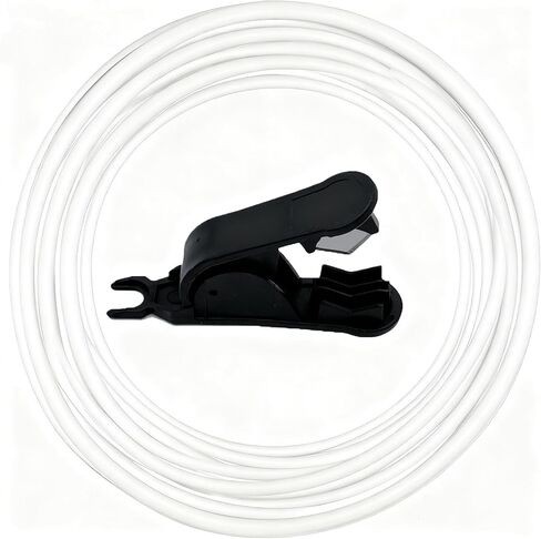 أنبوب PTFE بطول 5 متر (16.4 قدم) لخيوط 1.75 مم، معرف 2.5 مم × 4 مم أنبوب بودين OD مع قاطع أنابيب مناسب لمعظم الطابعات ثلاثية الأبعاد in Saudi Arabia