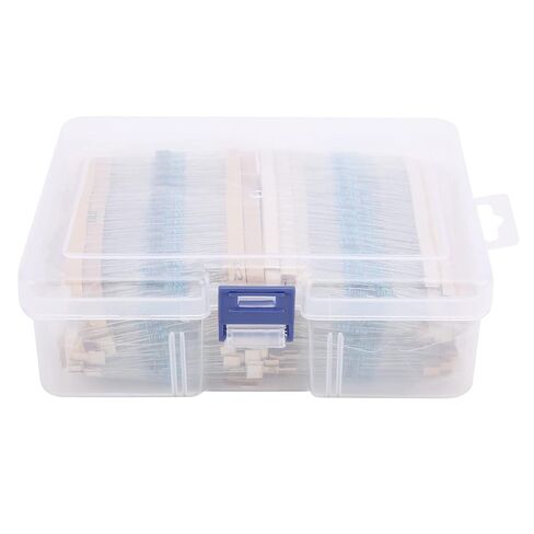 3120Pcs 1/4W Metal Film Resistor Kit 156 Values Assorted Set Accurate Electronic Components for Radio Equipment Home Appliances in Kuwait