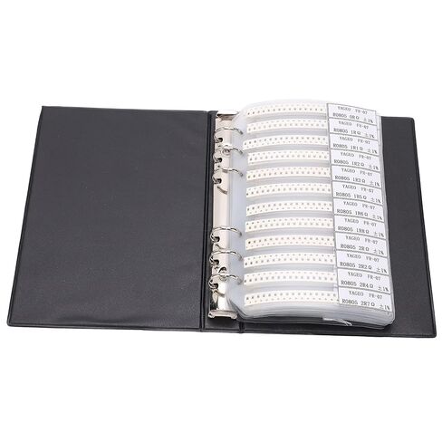 SMD Resistor Sample Book 4250Pcs 170 Value 0805 Series Kit, Electronic Components for DIY Enthusiasts, Engineers, Students, with, Durability, Wide Application in Kuwait