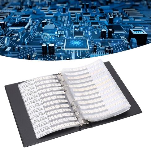 SMD Resistor Sample Book 4250Pcs 170 Value 0805 Series Kit, Electronic Components for DIY Enthusiasts, Engineers, Students, with, Durability, Wide Application in Kuwait