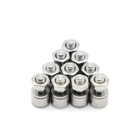 10Pcs CFS2.5V Stud Type Cam Follower Bearings M2.5x5x9.5mm SUS304 Stainless Roller Track Bearing KR5 Engine Parts in Saudi Arabia